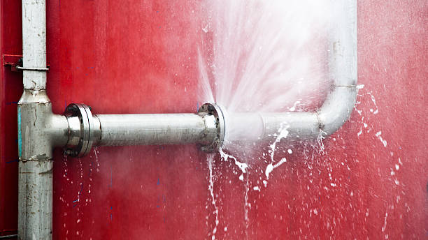 Water damage restoration process in NC
